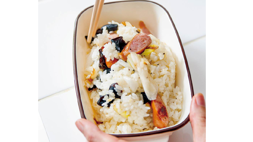 炒めずチャーハン