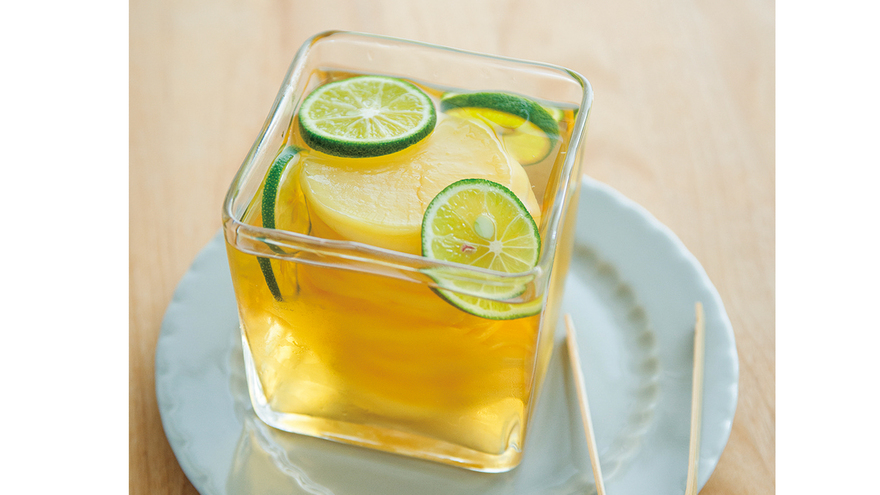 たくあんの土佐酢づけ