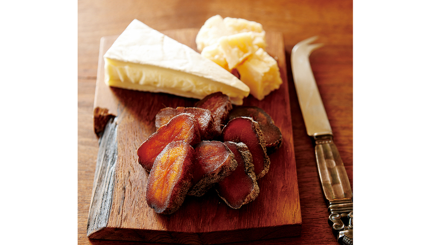 干し柿とナチュラルチーズ