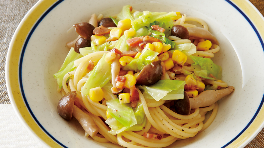 みそバターパスタ