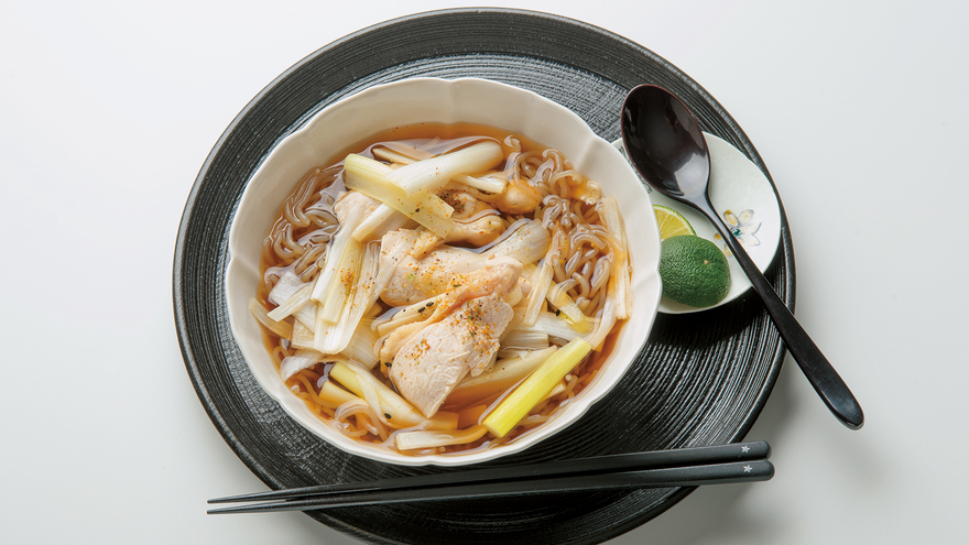 鶏南蛮風しらたきそば