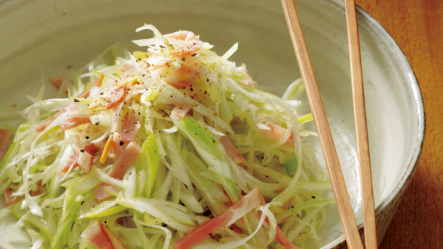 ねぎハムサラダ