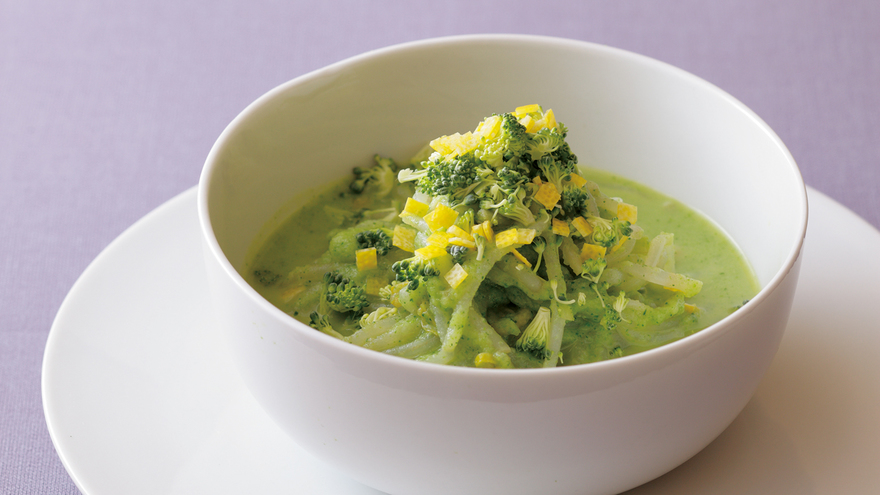 豆もやしのブロッコリーあえ