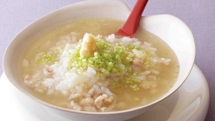 もやしのあんかけ雑炊