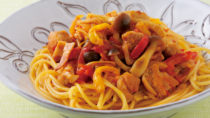 ピペラードパスタ