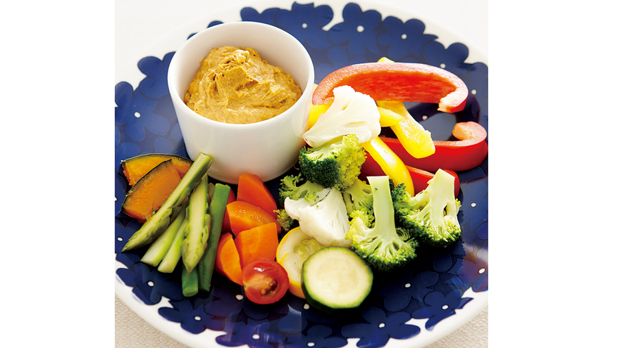 さば缶ドライカレーのディップ