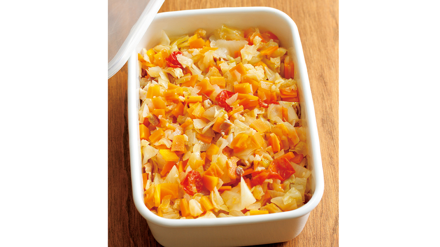 トマトと野菜の炒め蒸し