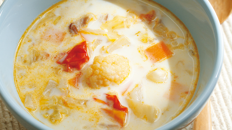 ミルク野菜スープ