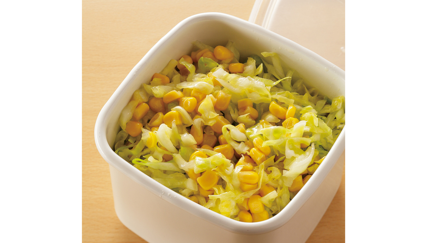 春キャベツとコーンのコールスロー