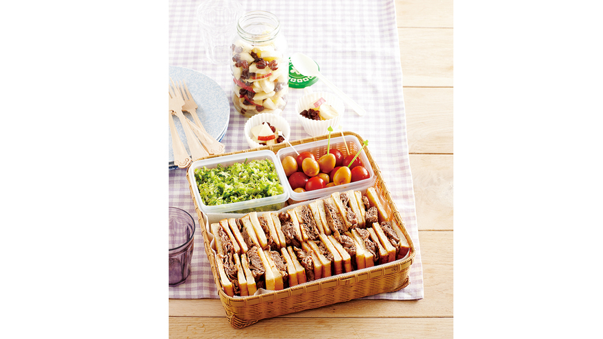 柔らかビーフサンド弁当