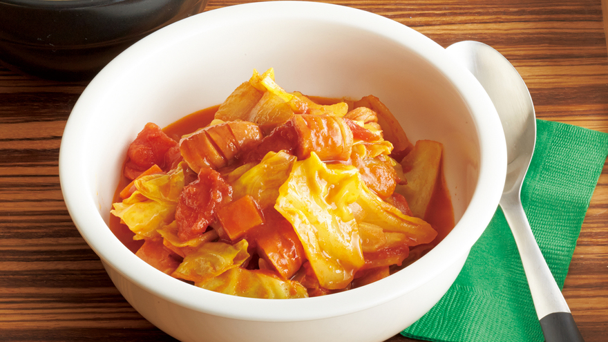 ソーセージのトマトカレー