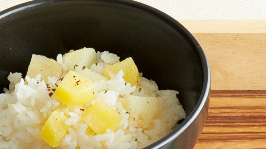 じゃがバターご飯