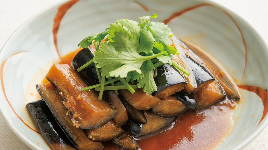 冷凍なすの涼拌(リャンバン)風