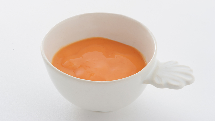 赤パプリカのムース