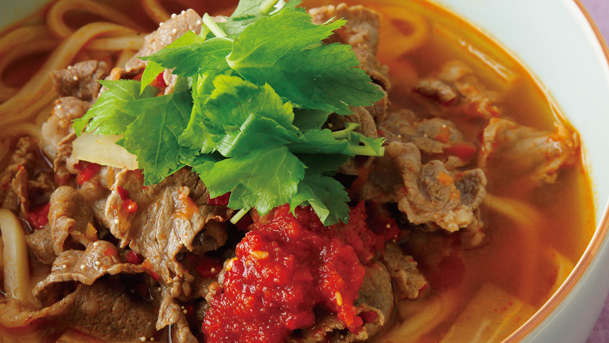 キムチヤンニョムうどん