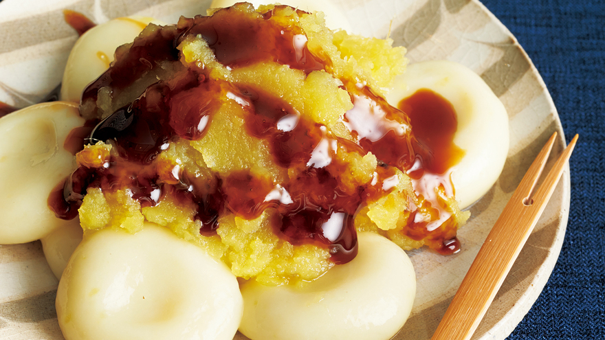 さつまいも白玉