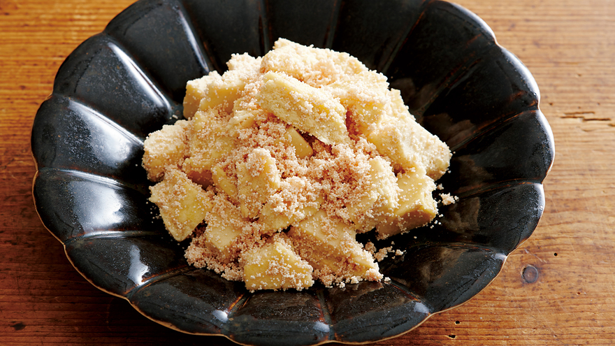 高野豆腐のたらこ炒め