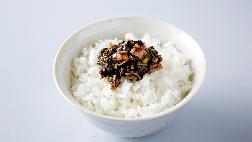 和風真っ黒だれ ご飯