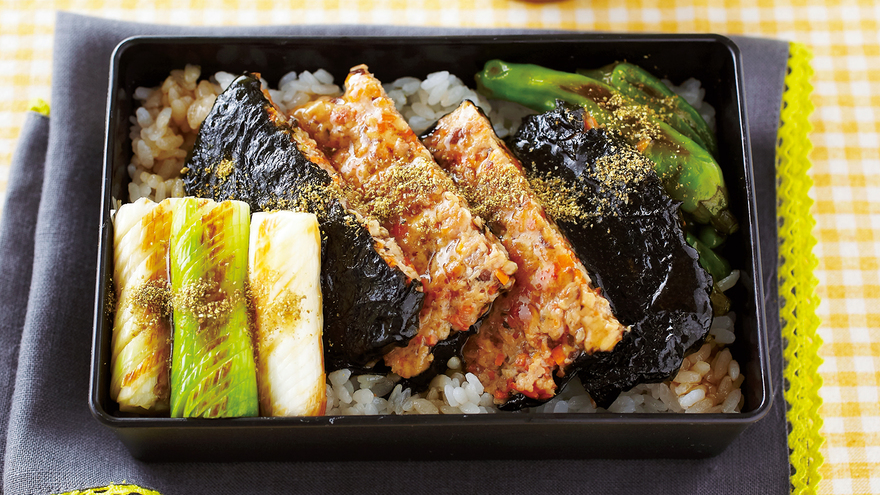 野菜つくねのかば焼き丼弁当