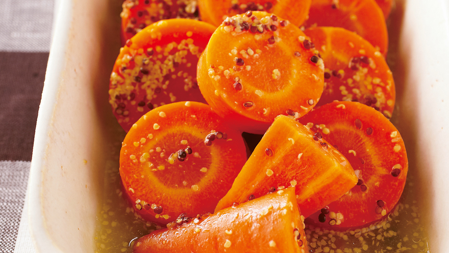 にんじんの蒸し煮 マスタード風味