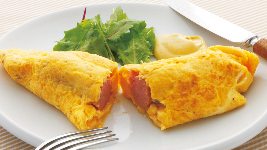 ソーセージオムレツ