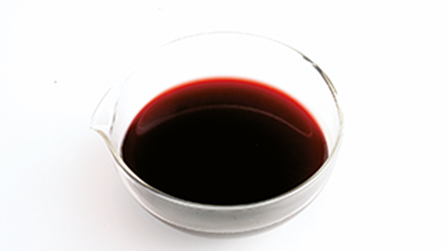 赤ワイン麺つゆソース