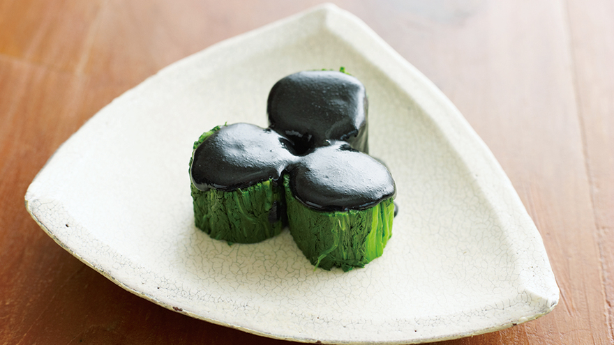 春菊のごまだれがけ