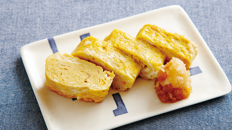 みそ汁を使っただし巻き卵