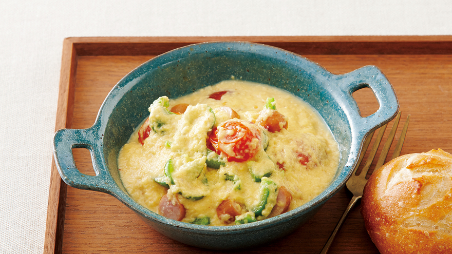 具だくさんスクランブルエッグ