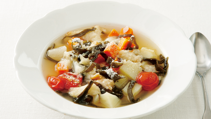 具だくさんスープ