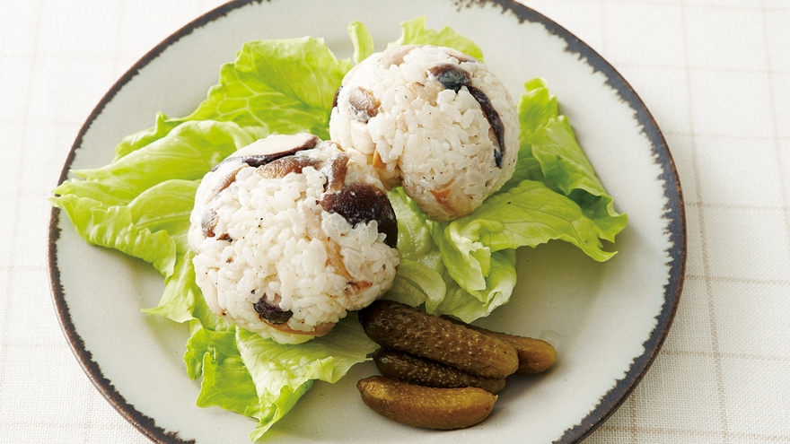 きのこのライスボール