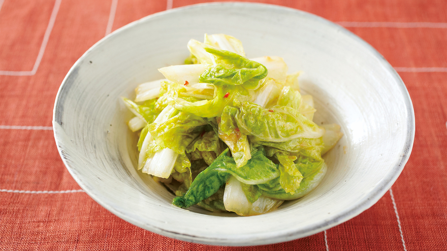 白菜のピリ辛あえ