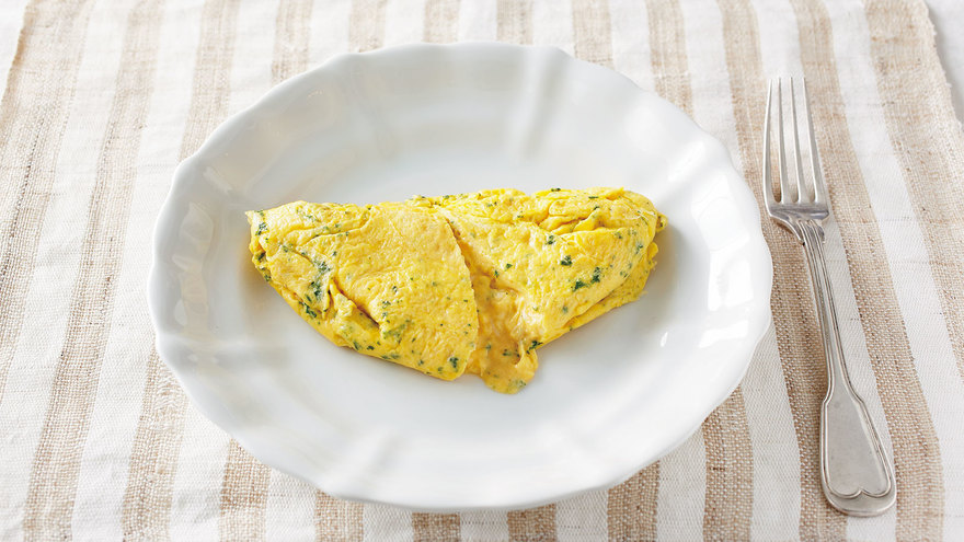 ハーブ入りオムレツ