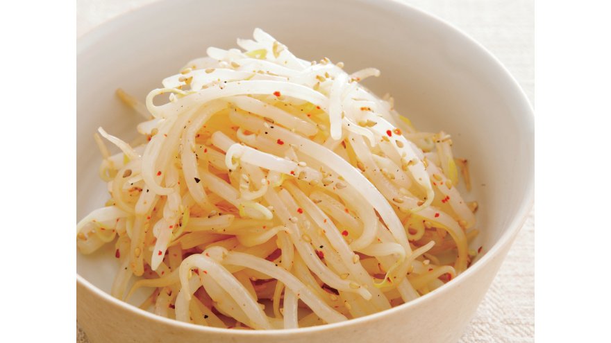 ゆでもやしのナムル