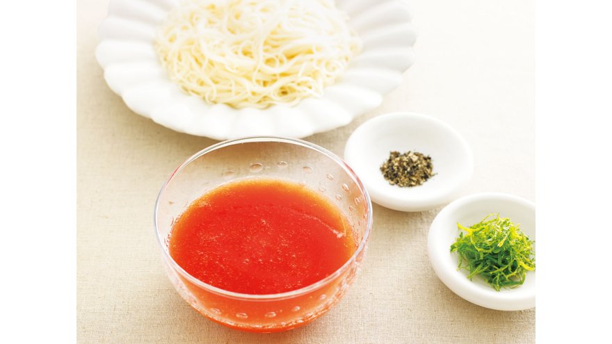 トマトつゆそうめん