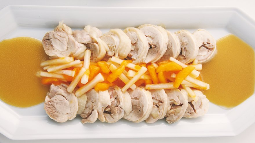 冷製ロールチキン