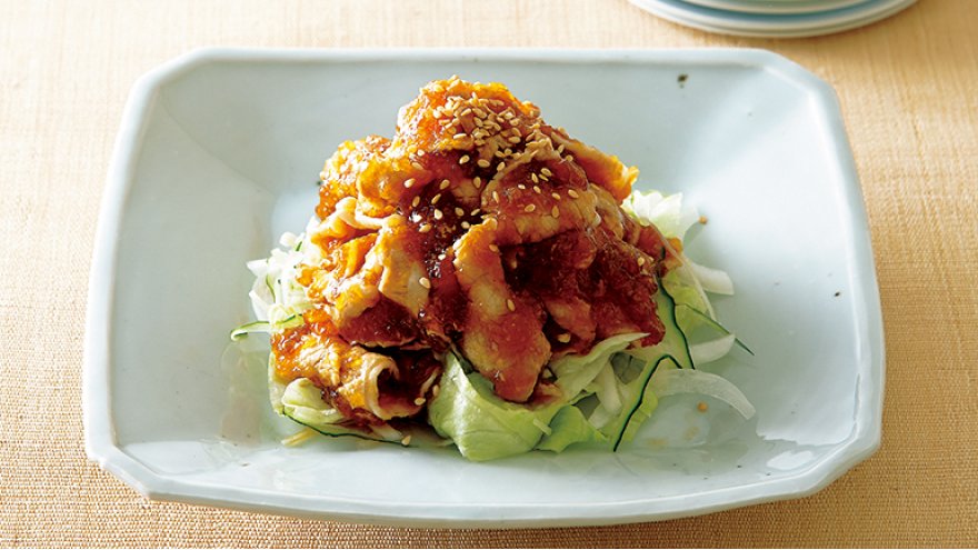 冷しゃぶポン酢ジュレ