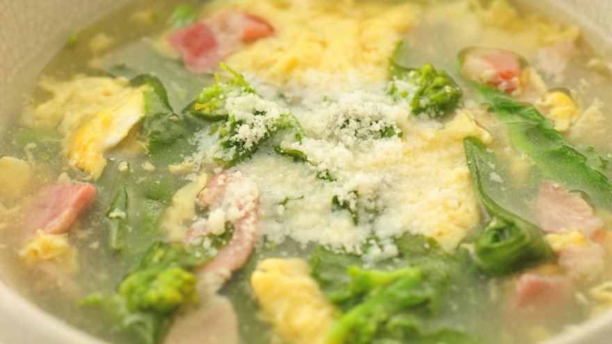 なばなの卵スープ