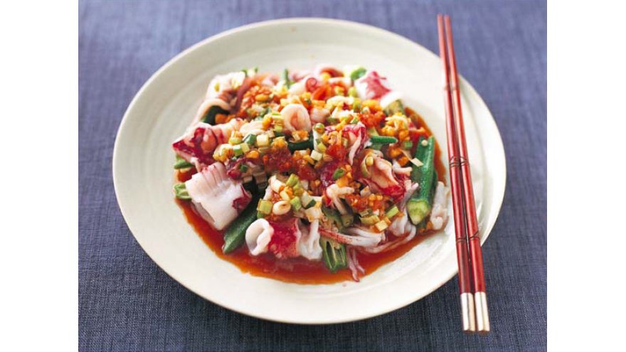 いかのサッと蒸し 梅風味