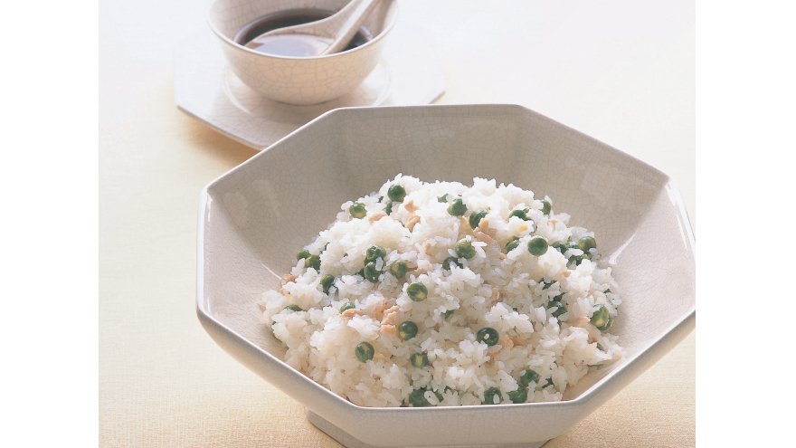 中国風青豆ご飯