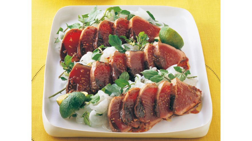 かつおのたたきサラダ