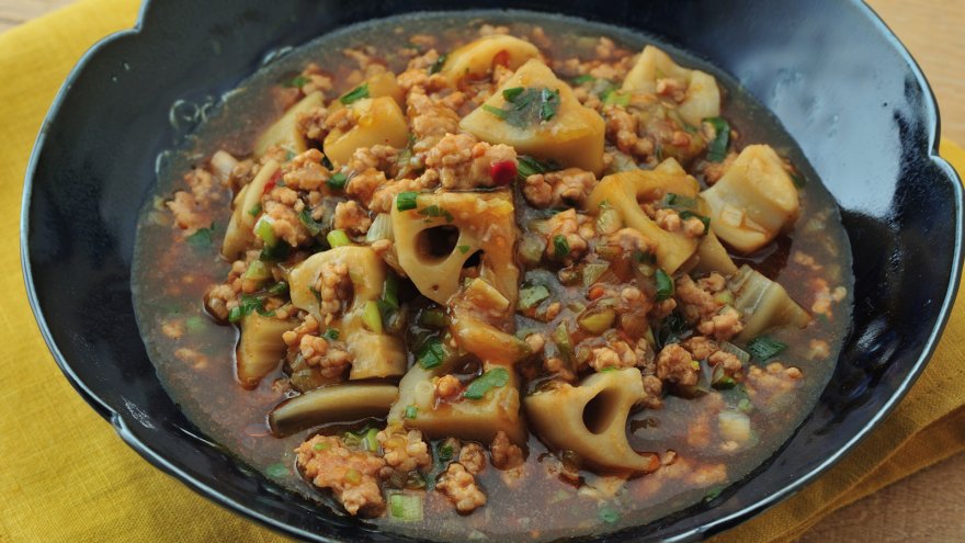 れんこんマーボー