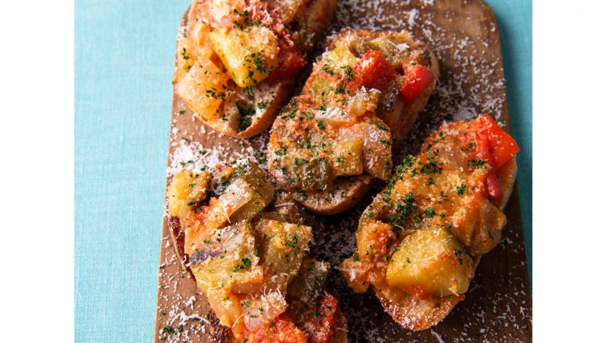 ラタトゥイユのタルティーヌ