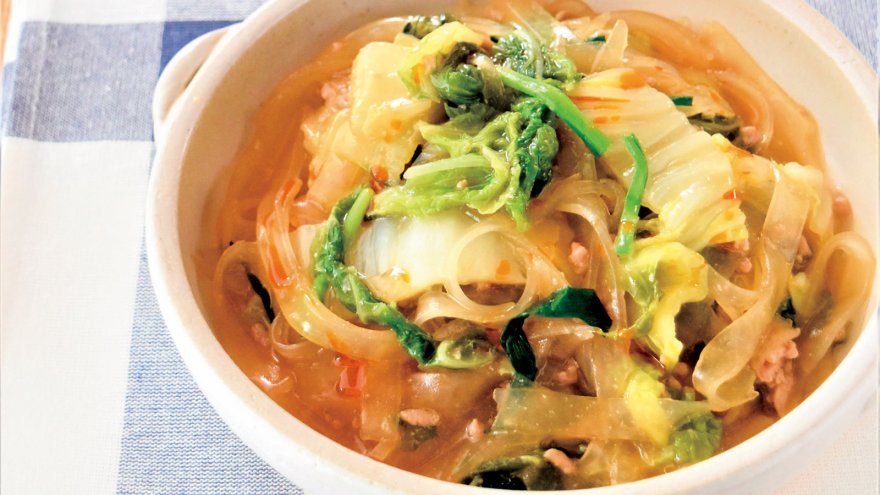 モチモチ マーボー春雨風