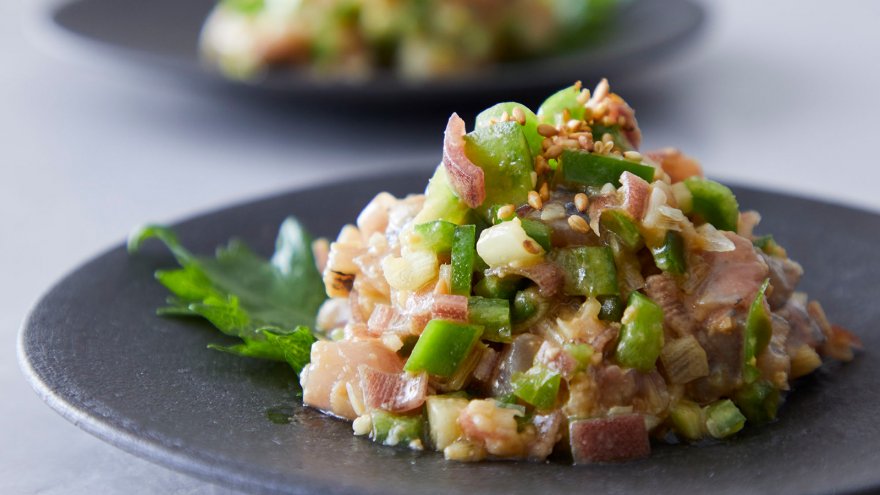 ピーマンなめろう