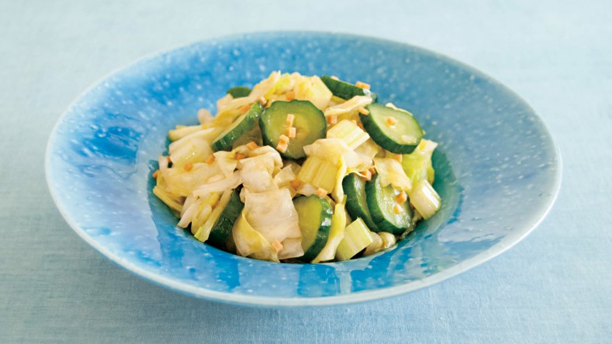 ひんやりしょうがサラダ