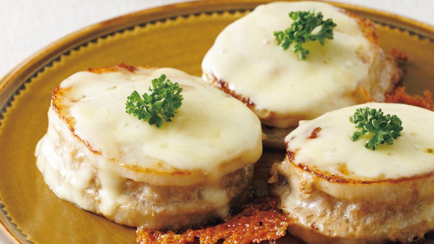 れんこんのはさみチーズ焼き