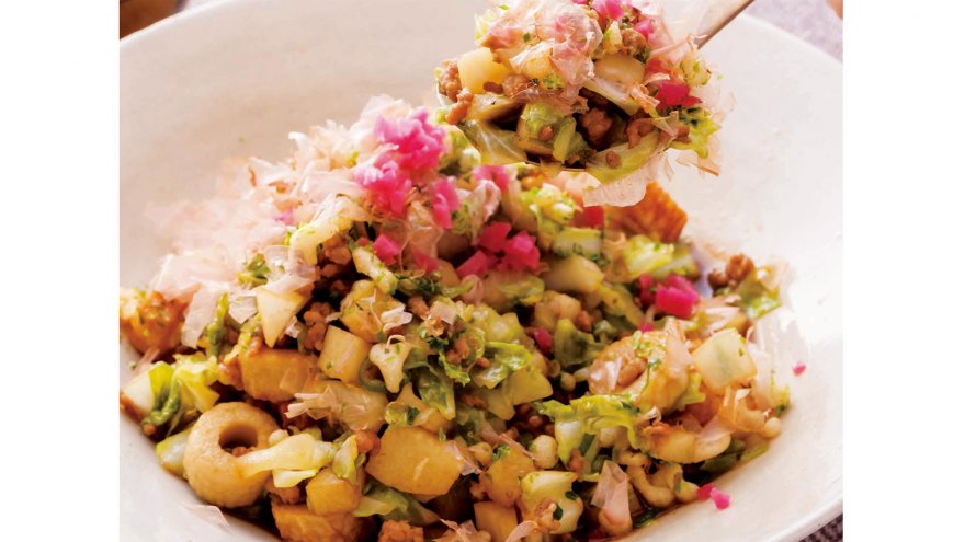 キャベツそぼろ