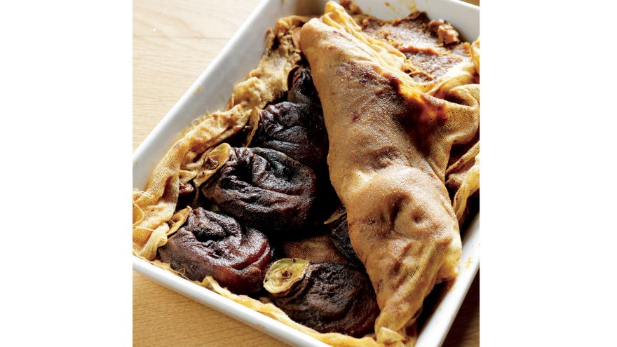 干し柿のみそ漬け