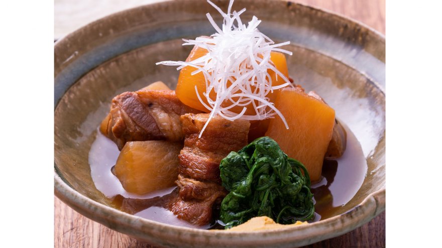 豚バラと大根の甘辛煮